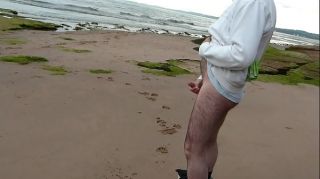 male beach masturbation