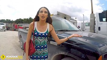 white wife fucked on hood of car