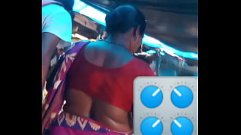 village women passing standing lifting saree