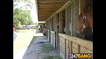 orange girl horse porn