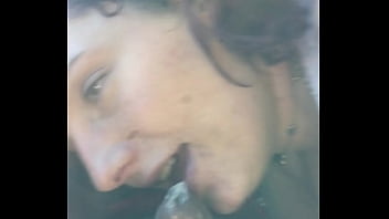 mom sucks dick in car