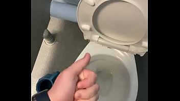 many cocks wanked in public toilet