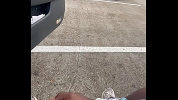 car park wanking to get caught porn