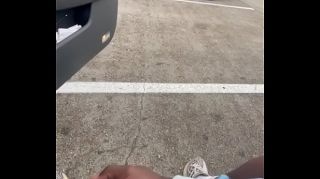 car park wanking to get caught porn