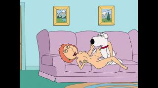 cartoon family guy lois has a wank