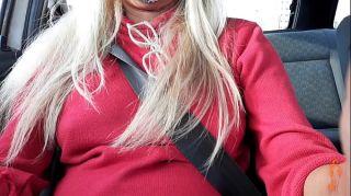 blond wife blows stranger in parking lot