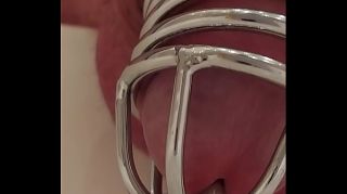 shemale_prostate_massage_in_chastity_precum