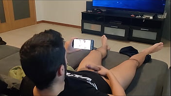 little sister watches me masturbate