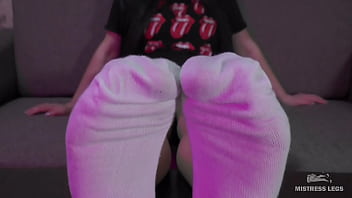 girl ticklish feet in socks porn