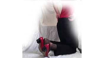 dangling feet cum