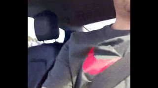 showing cock in car