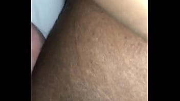 white guy comes inside black african woman
