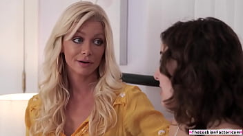 lesbian daughter sucks mums enormous tits