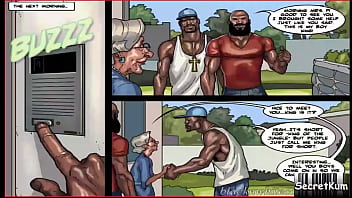 naked black old grandmother