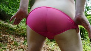 busty outdoor in panties