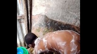 hostel girl bathing video