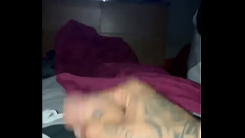 daughter watches dad jack off video