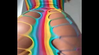 african twerk in tight dress pussy show