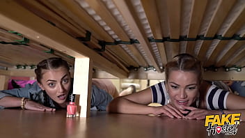 xnxx two girls stuck under a bed