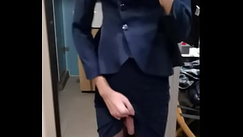 crossdresser office porn