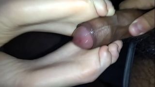 sexy teen sandal footjob