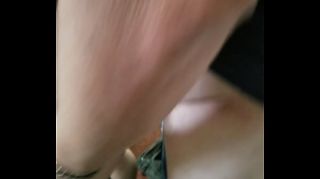 blonde cell phone blowjob
