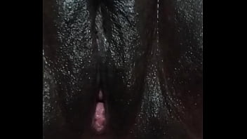 hubby licks black nuts