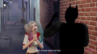 harley quinn farts batman face farting cosplay