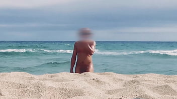 chicks grabbing cock on nude beach
