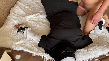 man cums in tight pussy
