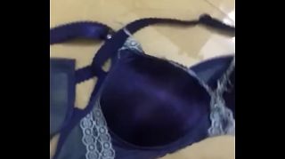 cum in bra porn video