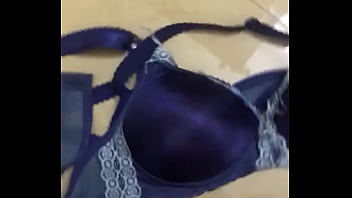 cum in bra porn video