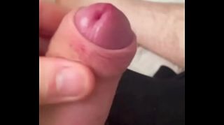 video of a guy playing with his dick