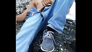 beach cfnm masturbation